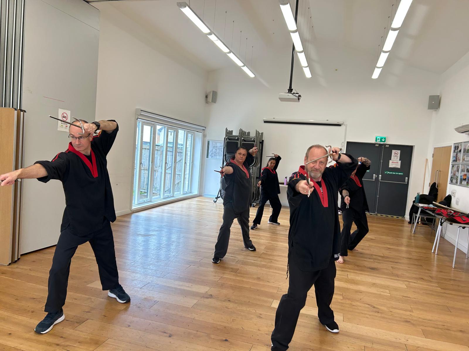 Sai kata training